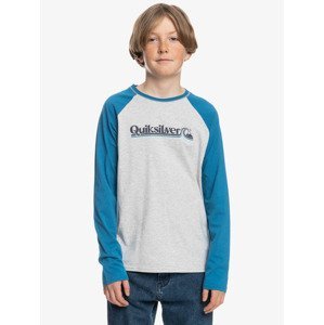 Quiksilver tričko All Lined Up Ls Yth athletic heather Velikost: 14