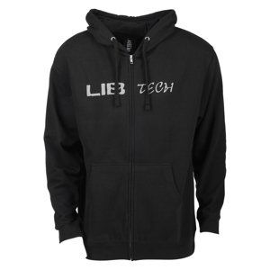 Lib-tech - mikina LOGO HOODED ZIP black Velikost: M