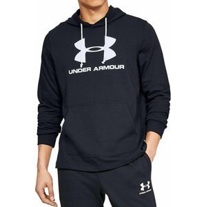 Under Armour - mikina SPORTSTYLE TERRY LOGO HOODIE black Velikost: MD