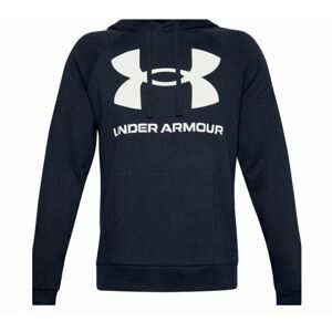 Under Armour mikina Rival Fleece Big Logo Hoodie navy Velikost: XXL