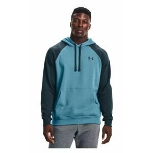 Under Armour mikina Rival Flc Colorblock Hd blue Velikost: LG