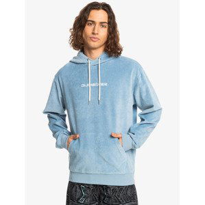 Quiksilver mikina Knitted Cord Hoodie ashley blue Velikost: L