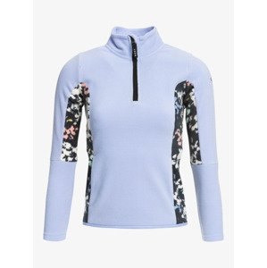 Roxy mikina Sayna Half Zip Girl black true flowers Velikost: 16