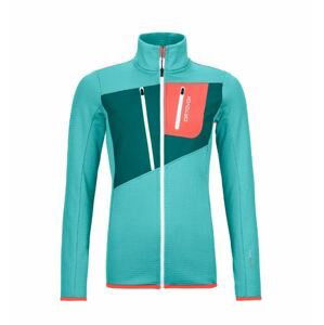 Ortovox mikina Fleece Grid Jacket W Ice waterfall Velikost: M