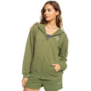 Roxy mikina Surf Stoked zipped terry loden green Velikost: XS