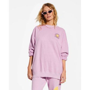 Billabong mikina Ridin Happy lady lavender Velikost: M