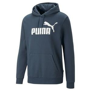 Puma mikina Ess Big Logo Hoodie Fl blue Velikost: M