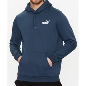 Puma mikina Ess Small Logo Hoodie  blue Velikost: XL