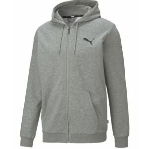 Puma mikina Ess Small Logo Fz Hoodie gray Velikost: L