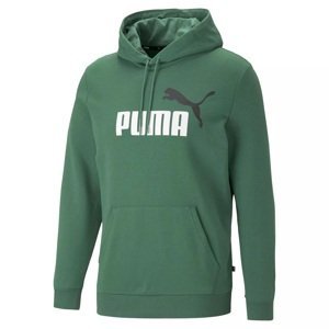 Puma mikina Ess 2 Col Big Logo Hoodie Tr green Velikost: XL