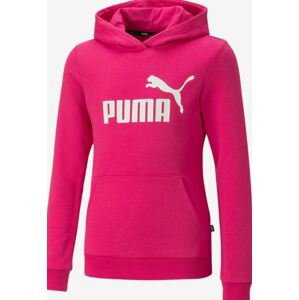 Puma mikina Ess Logo Hoodie pink Velikost: S