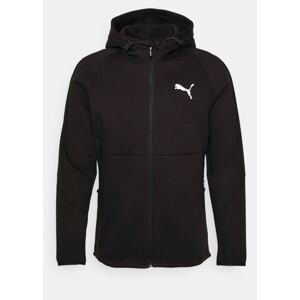 Puma mikina Evostripe Full Zip Hoodie Dk black Velikost: L