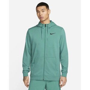 Nike mikina Nike Dri-FIT Men's Full-Zip Training Hoodie teal Velikost: XL