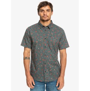 Quiksilver košeľa Mellow Fuzz Ss dark slate Velikost: XL