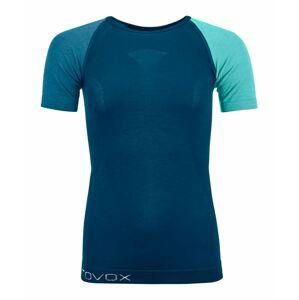 Ortovox tričko 120 Comp Light Short Sleeve W petrol blue Velikost: L