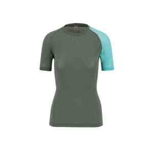 Karpos tričko Dinamico Merino 130 W T-Shirt thyme aqua sky Velikost: L