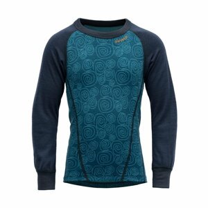 Devold tričko Duo Active Merino Kid flood Velikost: 2