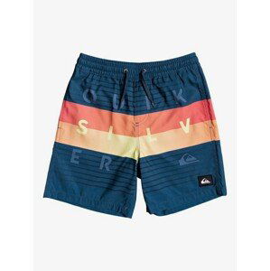 Quiksilver - šortky B WORD BLOCK VOLLEY YOUTH 15 majolica blue Velikost: 14