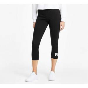 Puma legíny Ess 3/4 Logo Leggings black Velikost: M