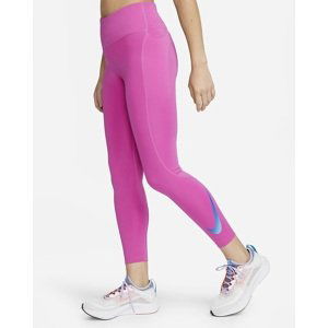 Nike legíny Dri-Fit Fast Womens Mid active fuchsia Velikost: L