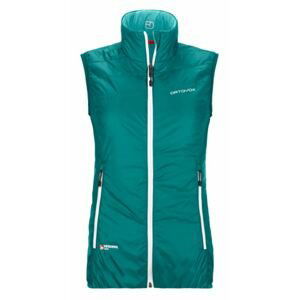 Ortovox vesta Swisswool Piz Grisch Vest W pacific green Velikost: M