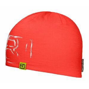 Ortovox čiapka 120 Tec Logo Beanie coral Velikost: UNI