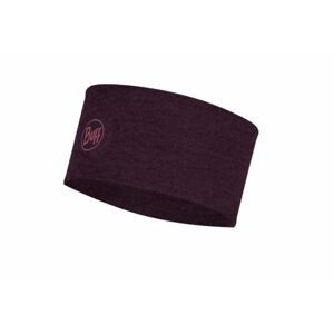 Buff čelenka Merino Solid deep purple Velikost: UNI