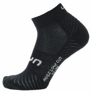 UYN ponožky Unisex Agile Low Cut Socks 2prs Pack black Velikost: 42-44