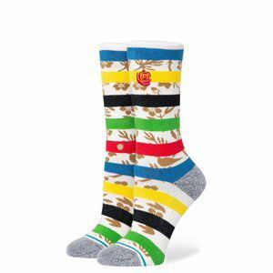 Stance ponožky PETAL POWER CREW white/color Velikost: M