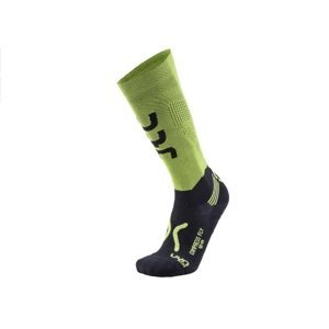 UYN - ponožky MAN RUN COMPRESSION FLY SOCKS green/black Velikost: 39-41