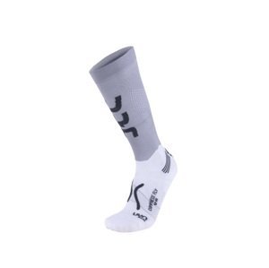 UYN - ponožky MAN RUN COMPRESSION FLY SOCKS pearl grey/grey Velikost: 39-41