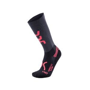 UYN - ponožky LADY RUN COMPRESSION FLY SOCKS coral/black Velikost: 35-36