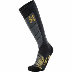 UYN - ponožky T SKI ALL MOUNTAIN SOCKS anthracite/yellow Velikost: 45/47