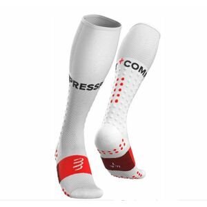 Compressport ponožky Full Socks Run white Velikost: T1