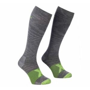 Ortovox ponožky Tour Compression Long Socks M grey blend Velikost: 42-44