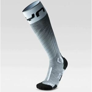 UYN ponožky Man Ski One Merino Socks grey melange white Velikost: 45-47