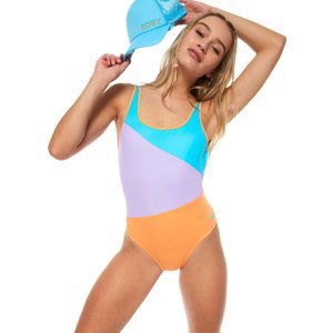 Roxy plavky Colorblock Party One Piece bchelor button Velikost: L