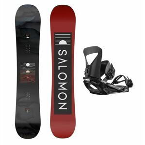 Salomon set Pulse+Pact Black 22/23 grey/red Velikost: 152