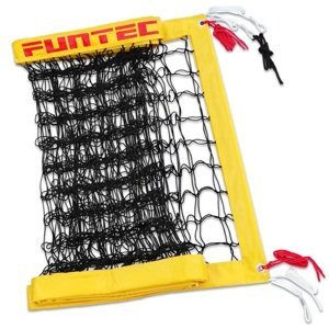 Bránková sieť Funtec PRO BEACH NETZ PLUS, 8.5 M, FOR PERMANENT BEACH VOLLEYBALL NET SYSTEMS, WITH EXTRA STRONG SIDE PANELS