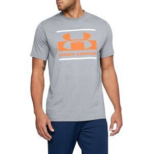 Tričko Under Armour Blocked Sportstyle Logo-GRY