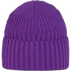 Čiapky BUFF KNITTED & FLEECE BEANIE RENSO PURPLE