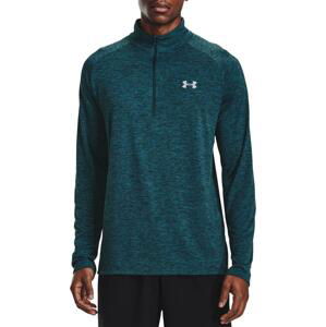 Tričko s dlhým rukávom Under Armour UA Tech 2.0 1/2 Zip-BLU