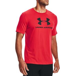 Tričko Under Armour UA SPORTSTYLE LOGO SS-RED