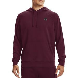 Mikina s kapucňou Under Armour UA Rival Fleece Hoodie-RED