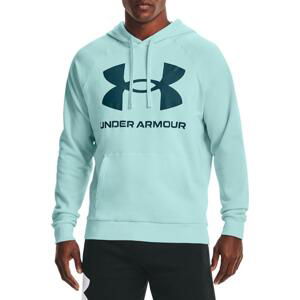 Mikina s kapucňou Under Armour UA Rival Fleece Big Logo HD-BLU