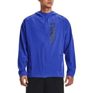 Bunda s kapucňou Under Armour UA OUTRUN THE STORM JACKET-BLU