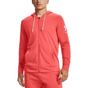 Mikina s kapucňou Under Armour UA RIVAL TERRY FZ HD-RED