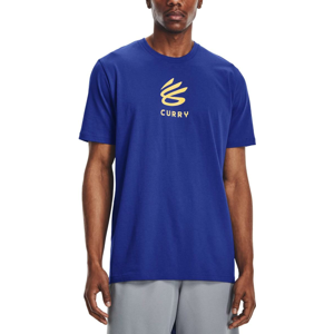 Tričko Under Armour CURRY UNDRTD SPLASH TEE-BLU