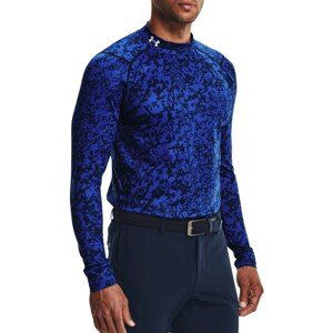 Tričko s dlhým rukávom Under Armour UA CGI LS AOP Golf Mock-BLU