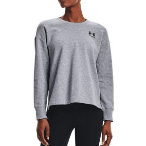 Mikina Under Armour Rival Fleece Oversize Crew-GRY